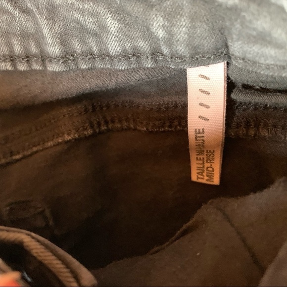 🔥Garage Distressed  Short MidRise Skinny Jeans 01 - Picture 8 of 10